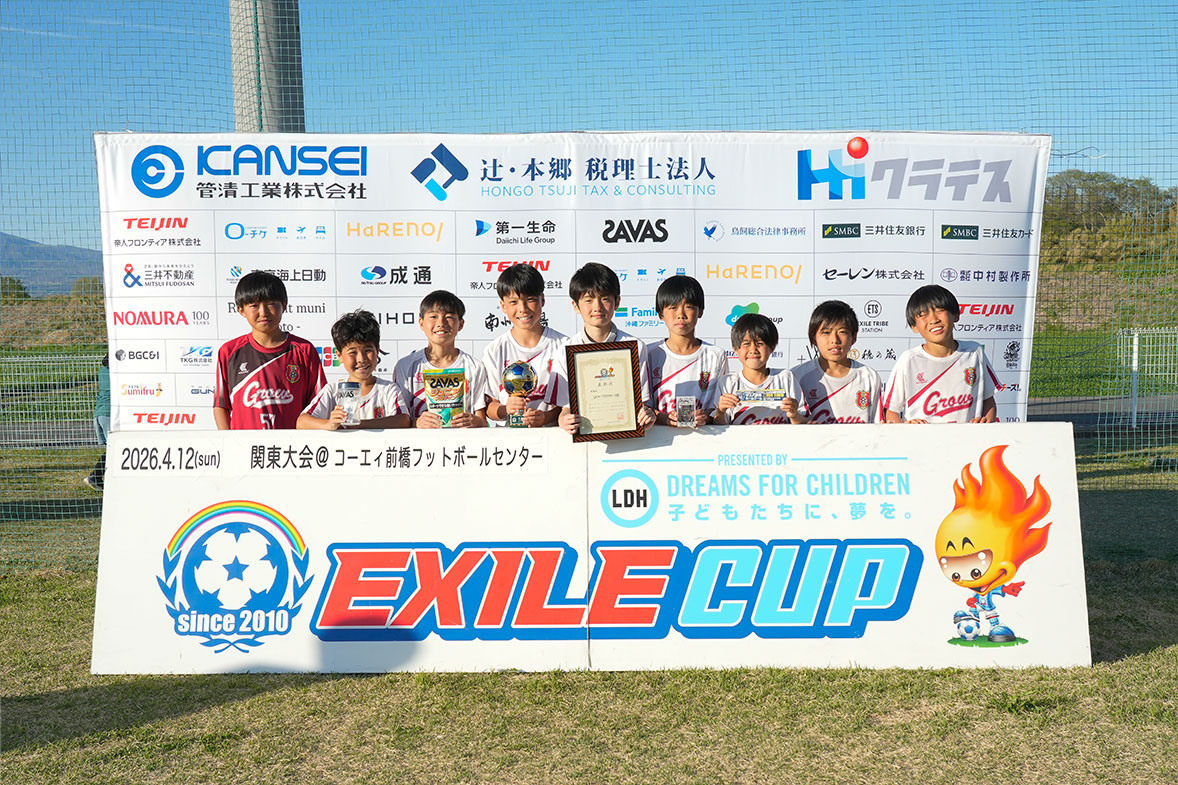 準優勝：GLOW FOOTBALL CLUB