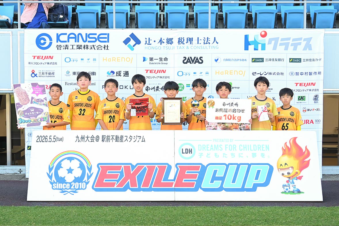 3位：GRANDE LAZOS FC U-12